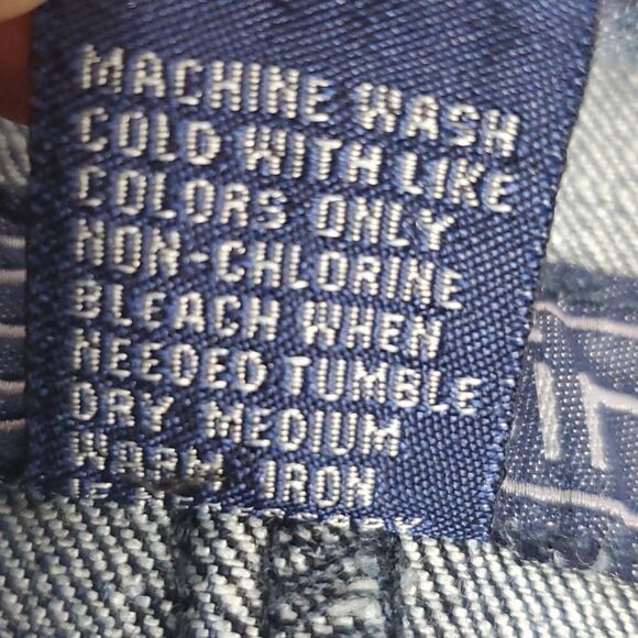 PS BACCINI Dark Denim Jean European style statement Blazer Jacket PETITE SMALL - Picture 16 of 16